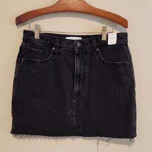 NWT Abercrombie & Fitch Ultra High Rise Skirt Black Size 29